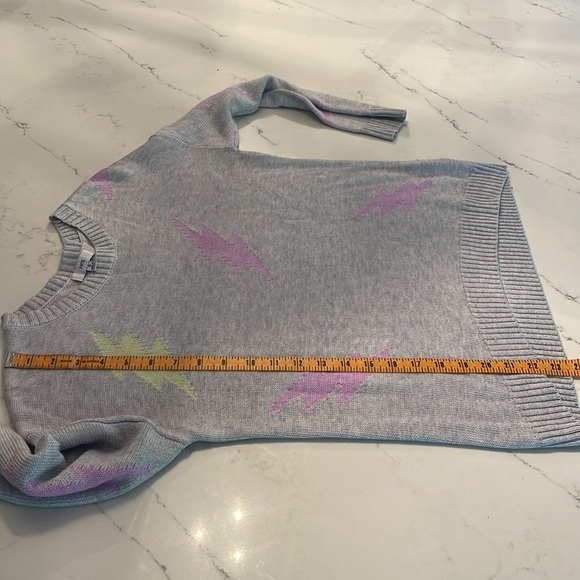 FATE Yellow & Purple Lightening Bolt SWEATER - Picture 7 of 9